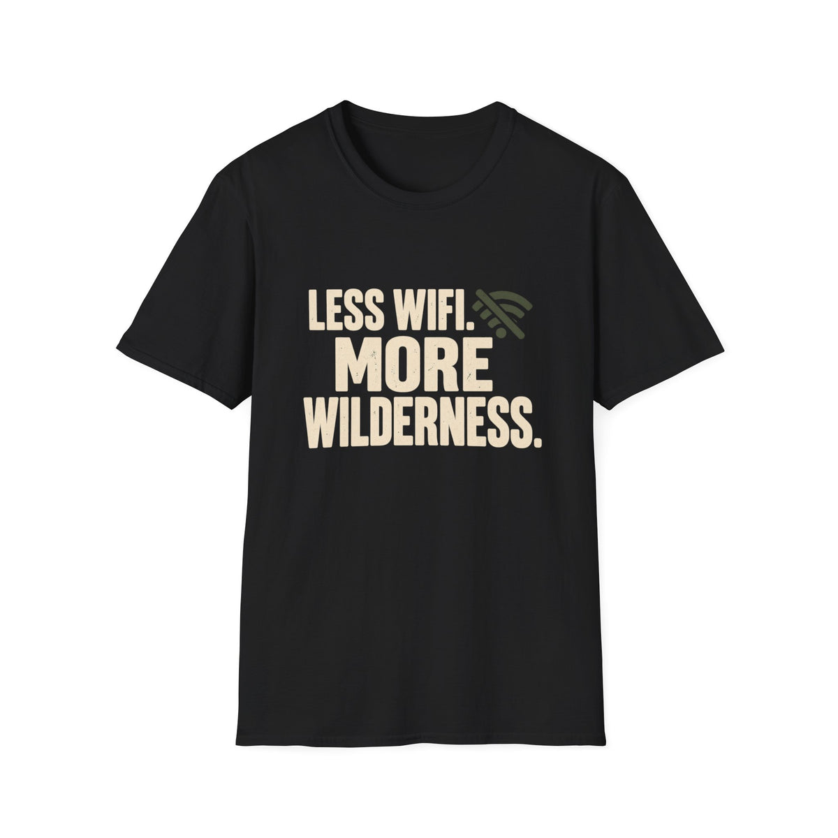 Less Wifi More Wilderness T-Shirt