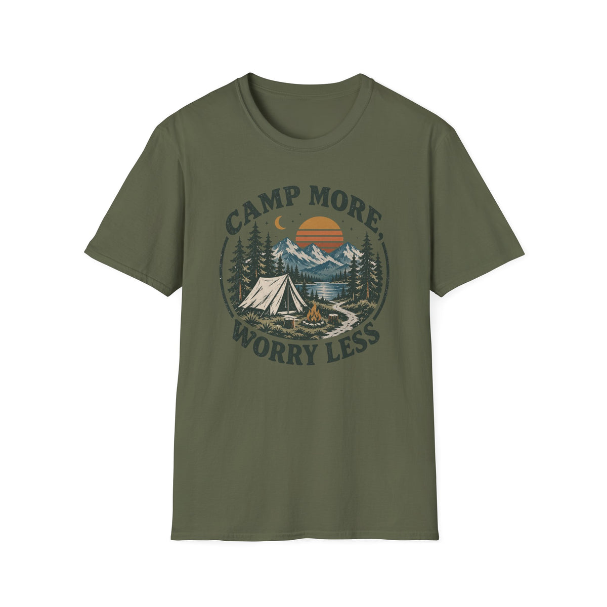 Camp More Worry Less T-Shirt