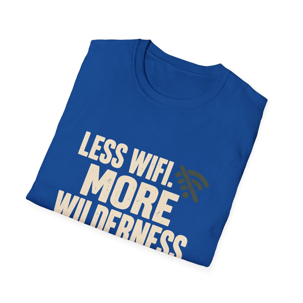 Less Wifi More Wilderness T-Shirt