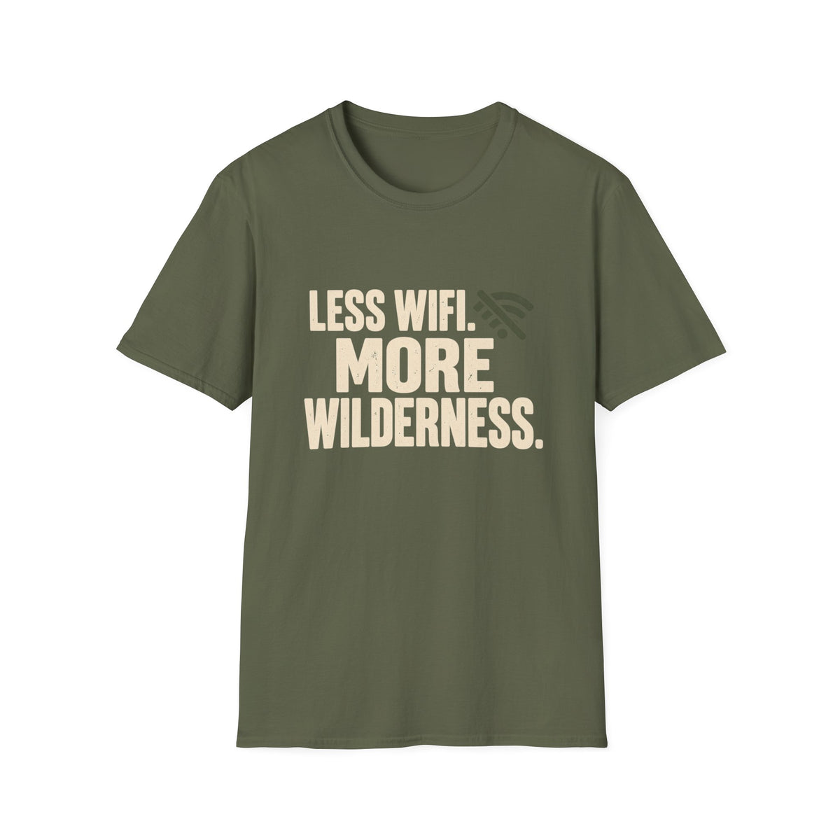 Less Wifi More Wilderness T-Shirt