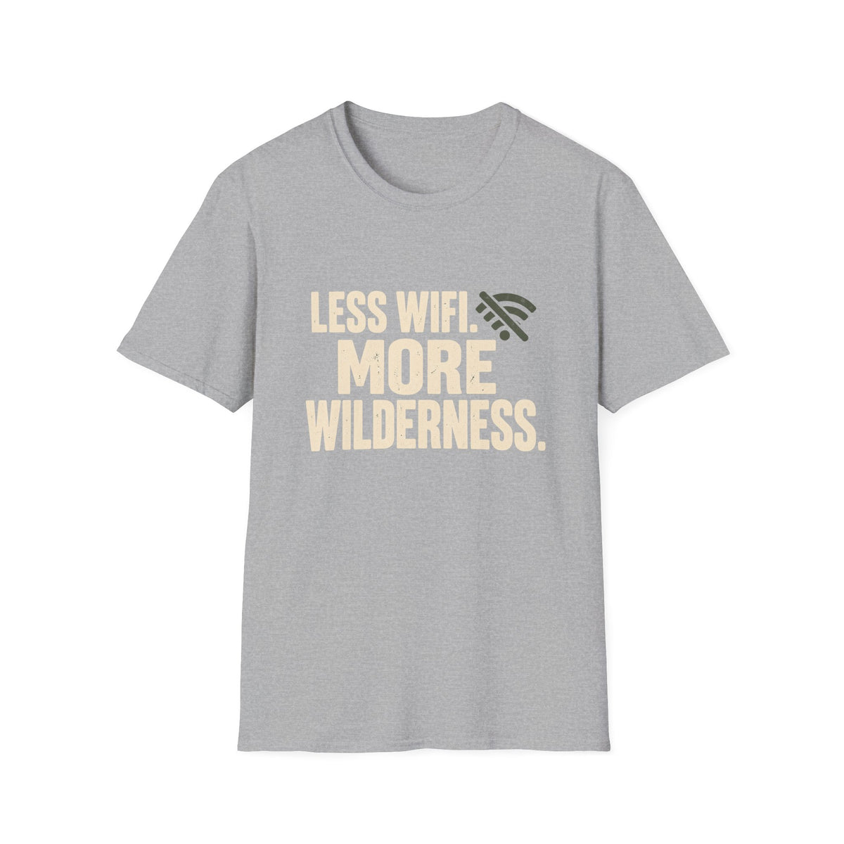 Less Wifi More Wilderness T-Shirt